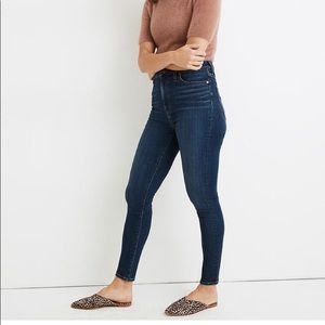 Madewell curvy high rise skinny jeans